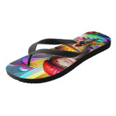 Paddenstoelen en vervalsingen Aangepaste Creëer Te Teenslippers (Schuin)