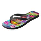 Paddenstoelen en vervalsingen Aangepaste Creëer Te Teenslippers (Schuin)