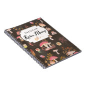 Paddenstoelen en wilde bloemen, aangepast notitieboek (Rechterzijde)