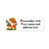  paddenstoelen! etiket (Voorkant)