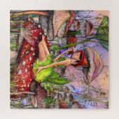 Paddenstoelen Fantasie Legpuzzel (Horizontaal)