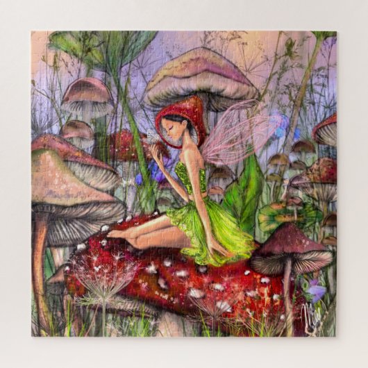 Paddenstoelen Fantasie Legpuzzel (Verticaal)