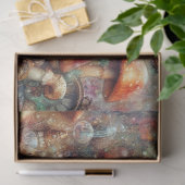 Paddenstoelen Fantasy Scene Alice Wonderland Decou Tissuepapier (Geschenk)