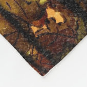 paddenstoelen fleece deken (Hoek)