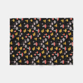 paddenstoelen fleece deken (Voorkant (Horizontaal))