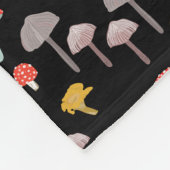 paddenstoelen fleece deken (Hoek)
