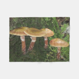 paddenstoelen fleece deken