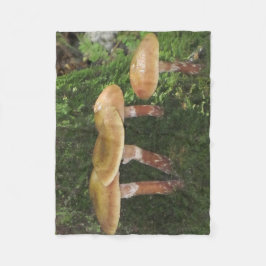 paddenstoelen fleece deken