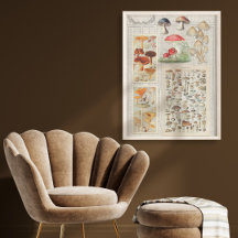 Paddenstoelen Forest Ephemera Cottcore-ontkoppelin