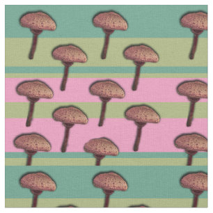 Paddenstoelen Foto op maat gekamde katoenen stof