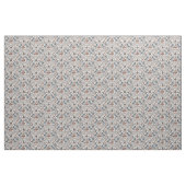 Paddenstoelen Fox & Dragonfly Cute Autumn Pattern Stof (Fat Quarter)
