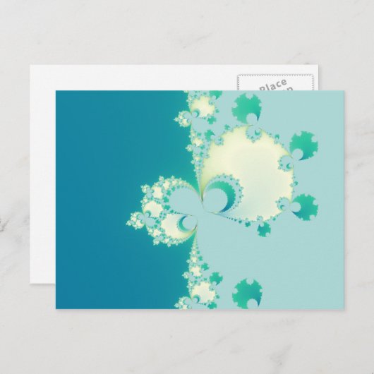 Paddenstoelen Fractal Briefkaart (Voorkant / Achterkant)