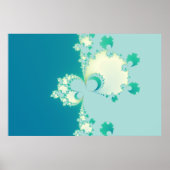 Paddenstoelen Fractal Poster (Voorkant)