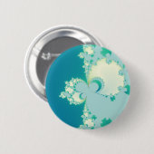 Paddenstoelen Fractal Ronde Button 5,7 Cm (Voorkant /achterkant)