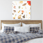 paddenstoelen Fungus Canvas Afdruk (Insitu (Slaapkamer))