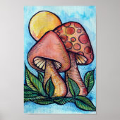 paddenstoelen Fungus Poster (Voorkant)