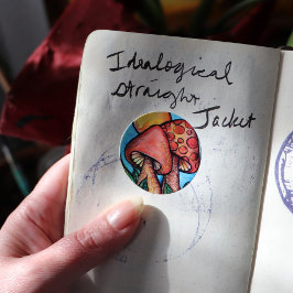 paddenstoelen Fungus Ronde Sticker