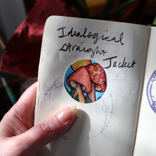 paddenstoelen Fungus Ronde Sticker