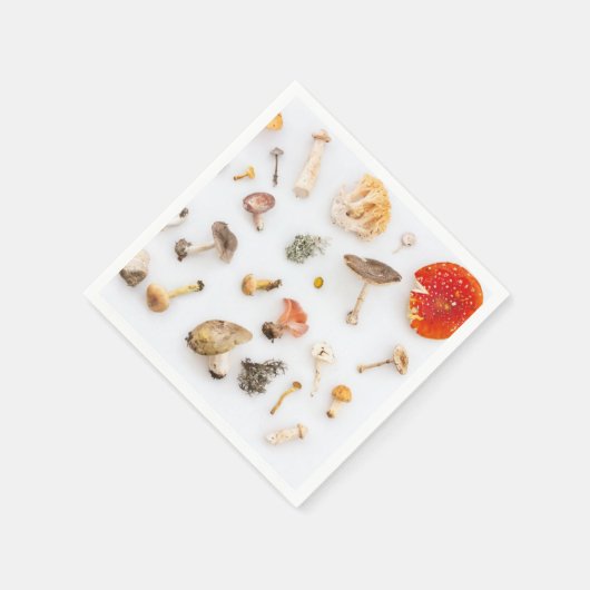 paddenstoelen Fungus Servet (Hoek)