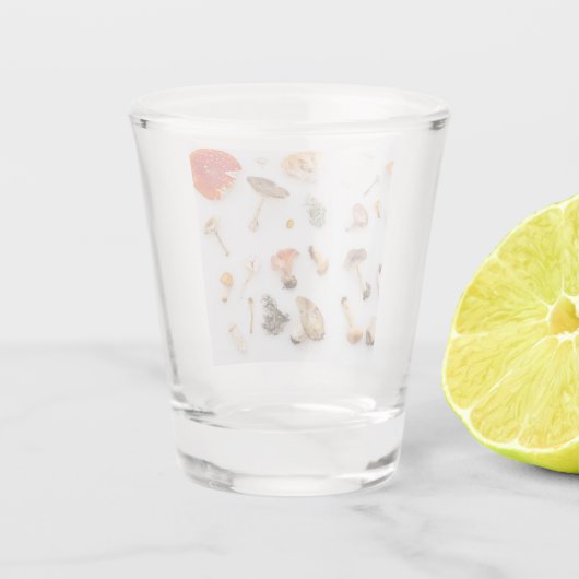 paddenstoelen Fungus Shot Glas (Achterkant)