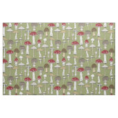 paddenstoelen groen stof (Fat Quarter)