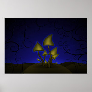 Paddenstoelen (Halloween Night) Poster
