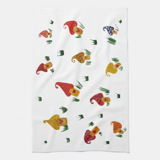 Paddenstoelen Handdoek 40,6 x 61 cm (Verticaal)