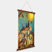 paddenstoelen hangend wandkleed (Gebogen)