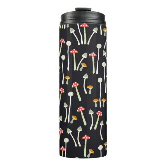 paddenstoelen, herfst, patroon thermosbeker (Voorkant)