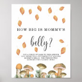 Paddenstoelen - hoe groot is mama's buik spel poster (Voorkant)