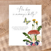 Paddenstoelen - hoe groot is mama's buik spel poster