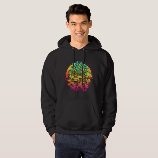 Paddenstoelen Hoodie (Voorkant volledig)