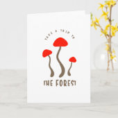 Paddenstoelen Humor Gezegden paddenstoelen Kaart (Gele Bloem)