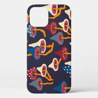 Paddenstoelen Illustratie Stof Wrapping Patroon Case-Mate iPhone Case
