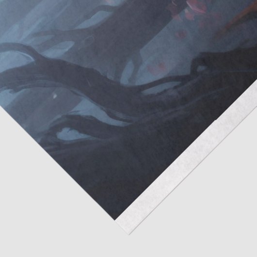 Paddenstoelen in Bos 1 Decoupage Paper Tissuepapier (Detail)