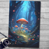 Paddenstoelen in bos 3 Decoupage papier