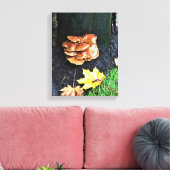 Paddenstoelen in een boom, Oregon Canvas Afdruk (Insitu (Woonkamer))