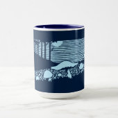 Paddenstoelen in het bewegingsapparaat mok (Midden)