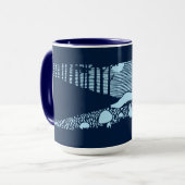 Paddenstoelen in het bewegingsapparaat mok (Voorkant links)