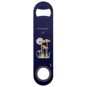 Paddenstoelen in het bewegingsapparaat speed flessenopener (Achterkant)