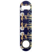 Paddenstoelen in het bewegingsapparaat speed flessenopener (Voorkant)