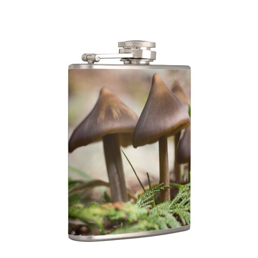 Paddenstoelen in het bos heupfles (Rechts)