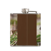 Paddenstoelen in het bos heupfles (Achterkant)