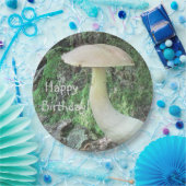 Paddenstoelen in het bos papieren bordje (Feest)