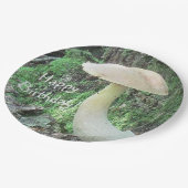 Paddenstoelen in het bos papieren bordje (Gekanteld)