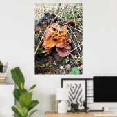 Paddenstoelen in het bos poster (Thuiskantoor)