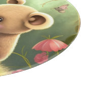 Paddenstoelen in het bos snijplank (Hoek)