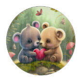 Paddenstoelen in het bos snijplank (Voorkant)