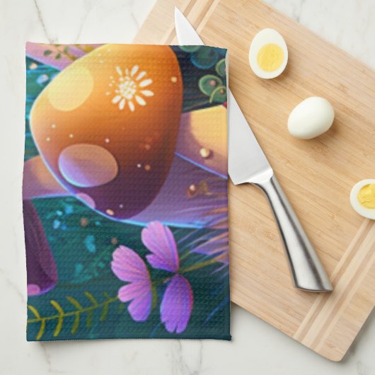 Paddenstoelen in het bos theedoek (Quarter Fold)