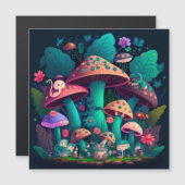 Paddenstoelen in het veld (Voorkant / Achterkant)